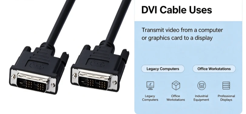 Common Uses of DVI Cables Common Uses of DVI Cables